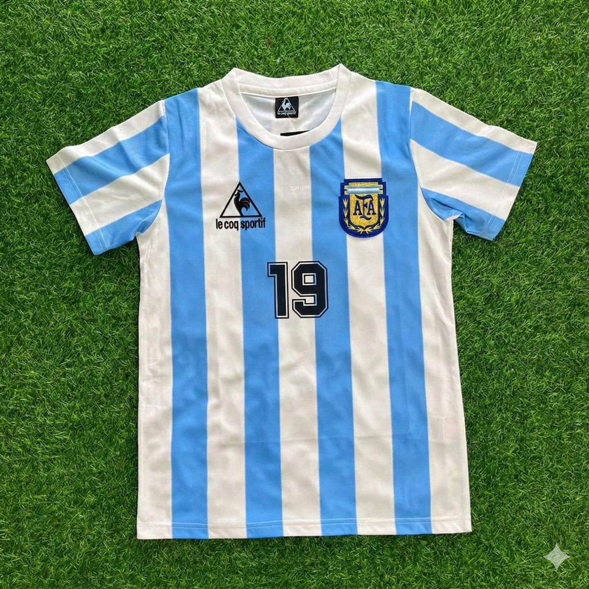 1986 Oscar Ruggeri 19- Argentina Home Retro Football Jersey Collection – Front View