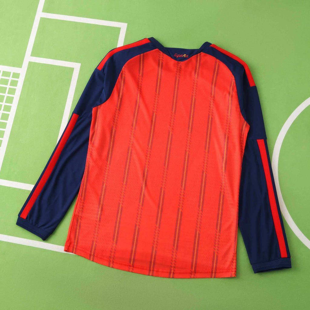 Spain 2026 World Cup Home Long Sleeve Jersey – 7