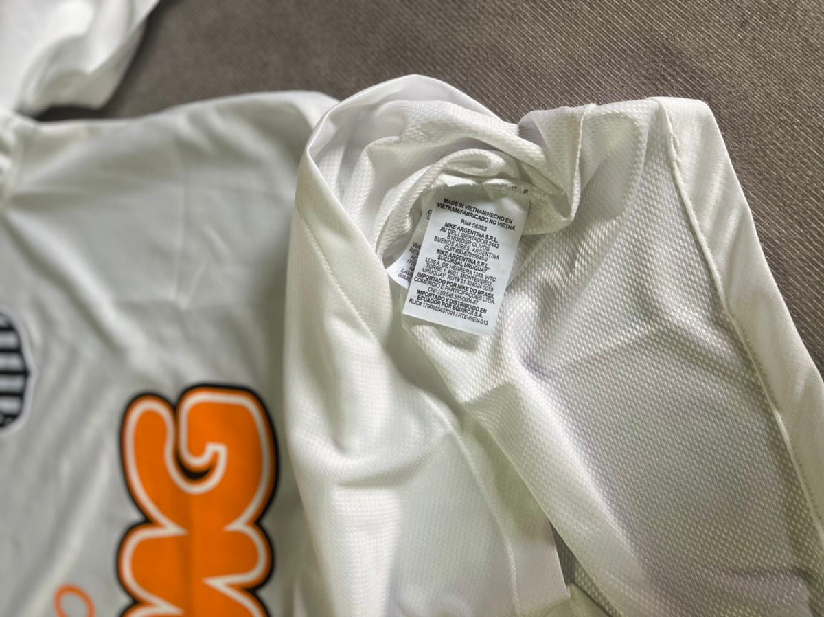 Neymar Jr Santos FC White Retro Long Sleeve Football Jersey – 5