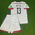 2014 Germany World Cup Thomas Müller Retro Kids Football Jersey – Back View
