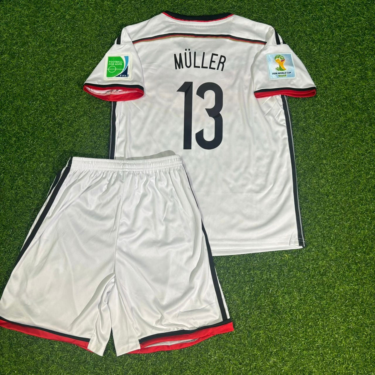 2014 Germany World Cup Thomas Müller Retro Kids Football Jersey – Back View