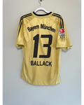 Michael Ballack Bayern Munich Retro Golden 2004/05 Jersey – Back View