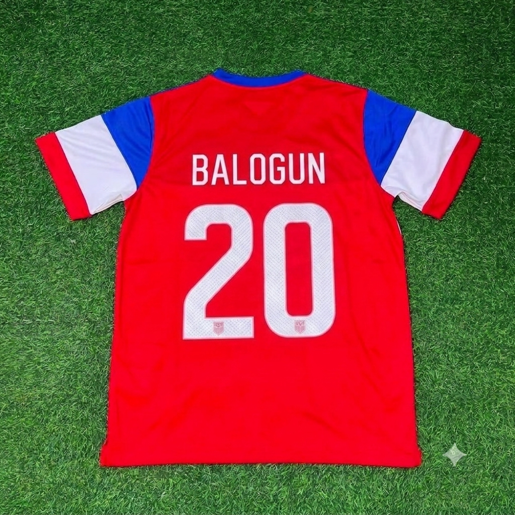 Folarin Balogun Away Retro Jersey – Back View