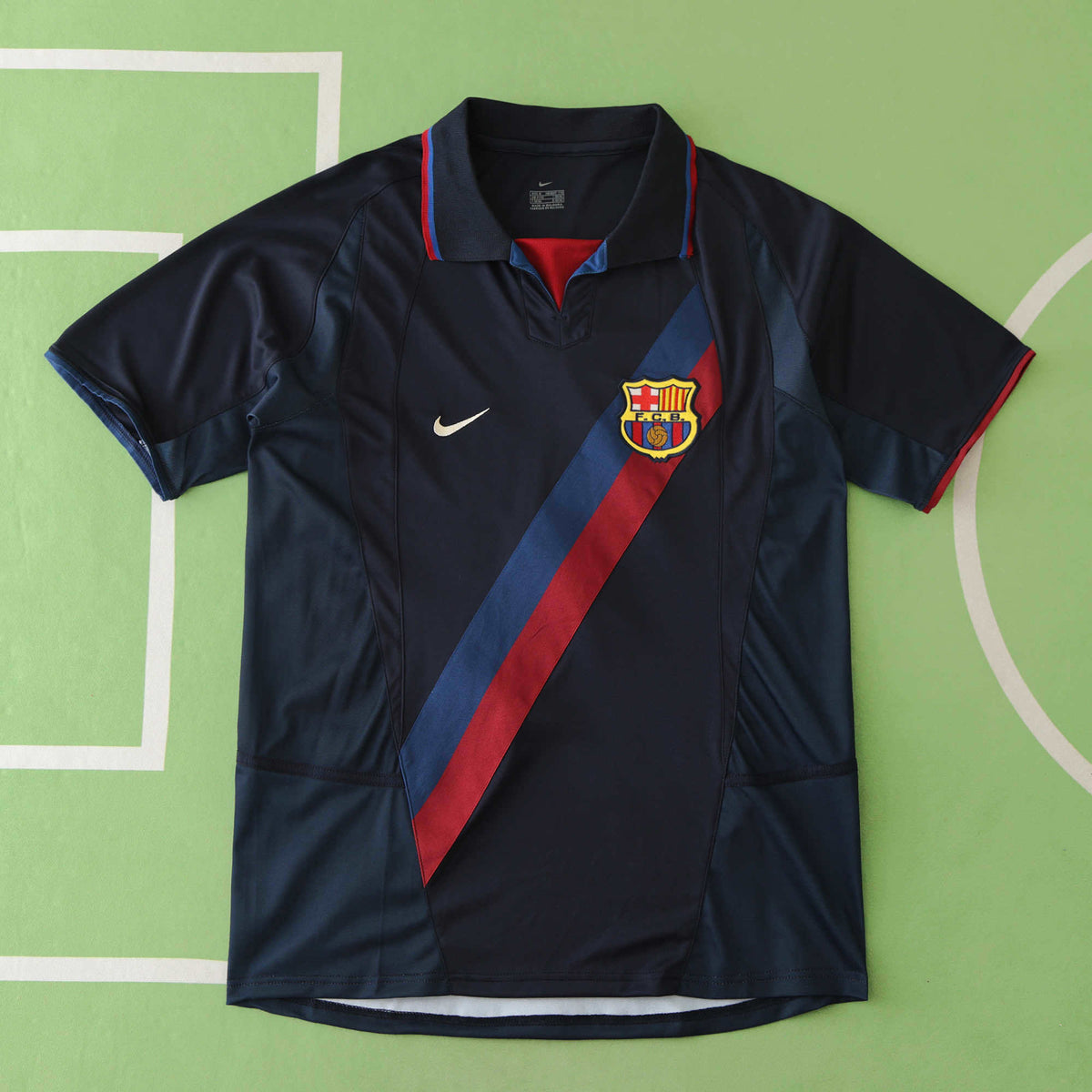FC Barcelona 2002-2003 Season Third Retro Football Jersey Trikot Maillot