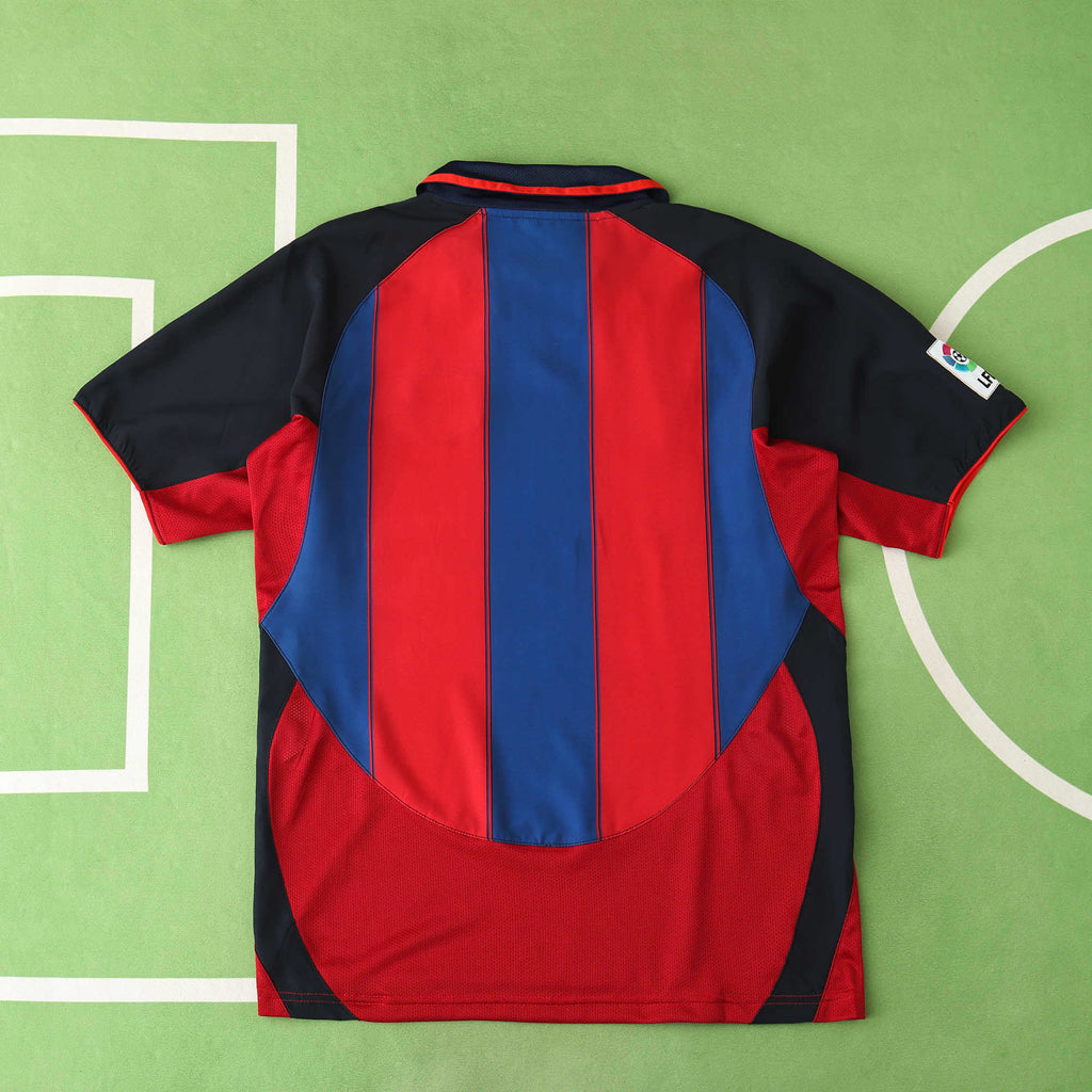 FC Barcelona 2003-2004 Season Home Retro Football Jersey Trikot Maillot V2