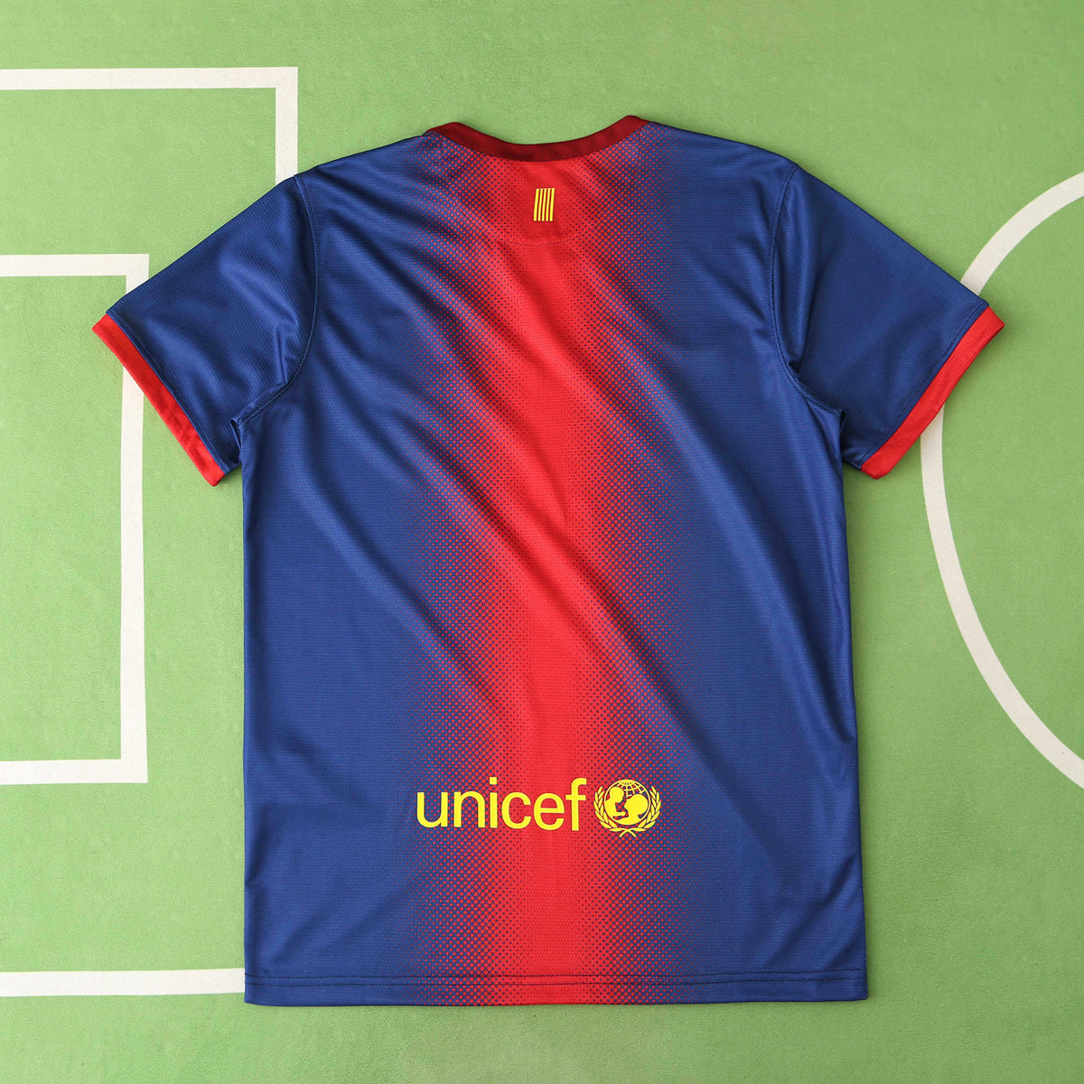 Barcelona 2012-2013 Season Home Retro Football Jersey Trikot Maillot V2