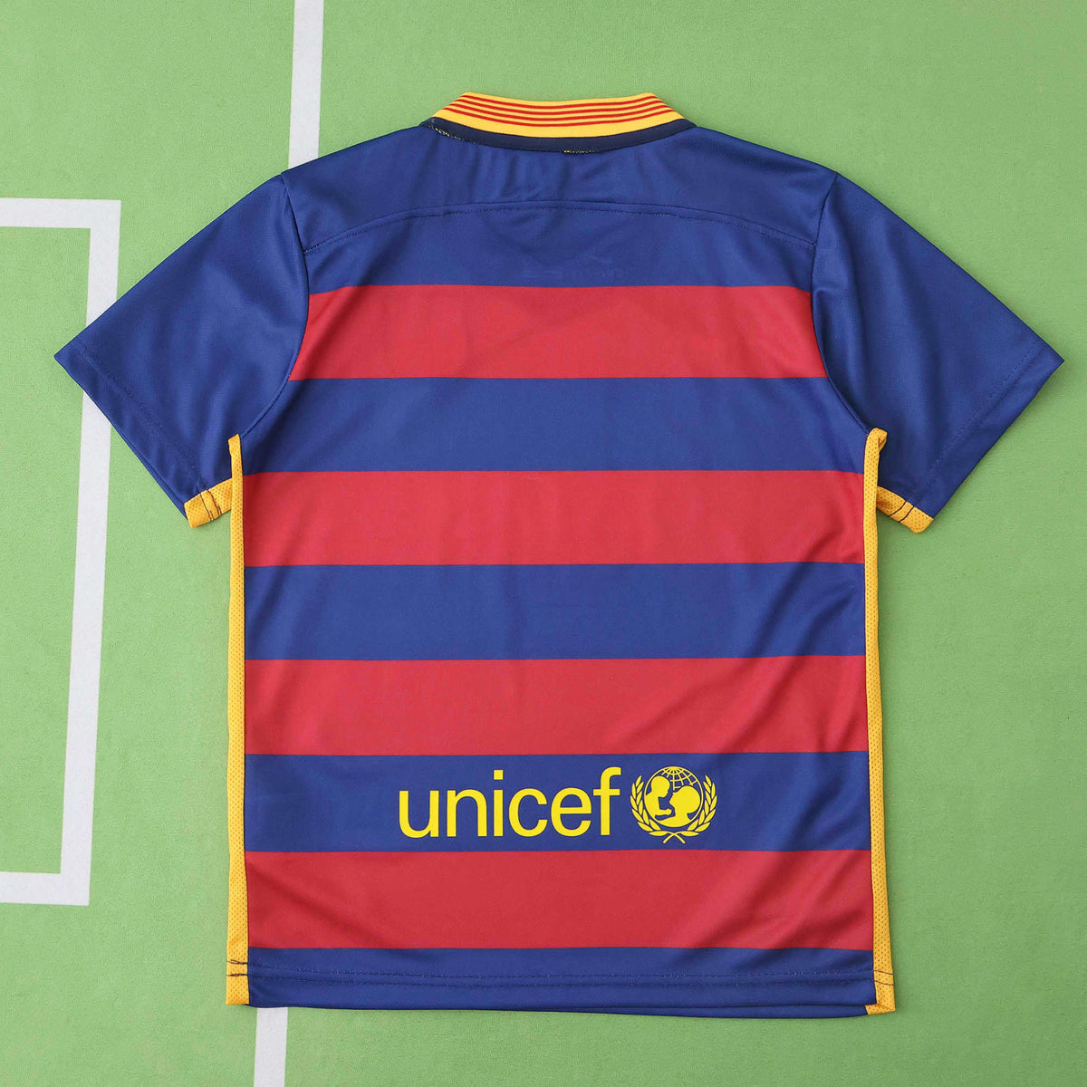 FC Barcelona 2015-2016 Season Home Retro Football Jersey Trikot Maillot V2