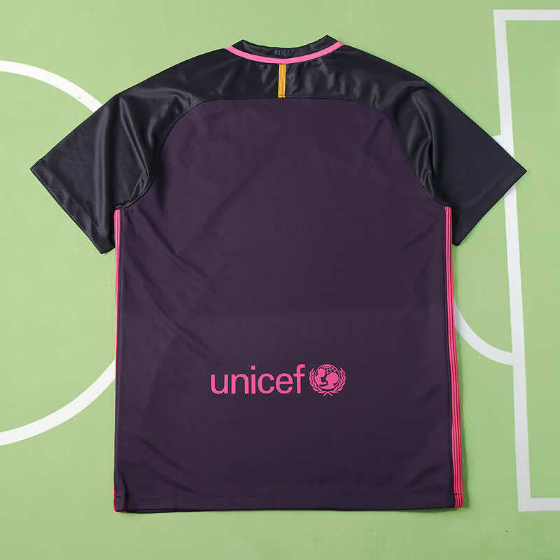 FC Barcelona 2016-2017 Season Away Retro Football Jersey Trikot Maillot V2