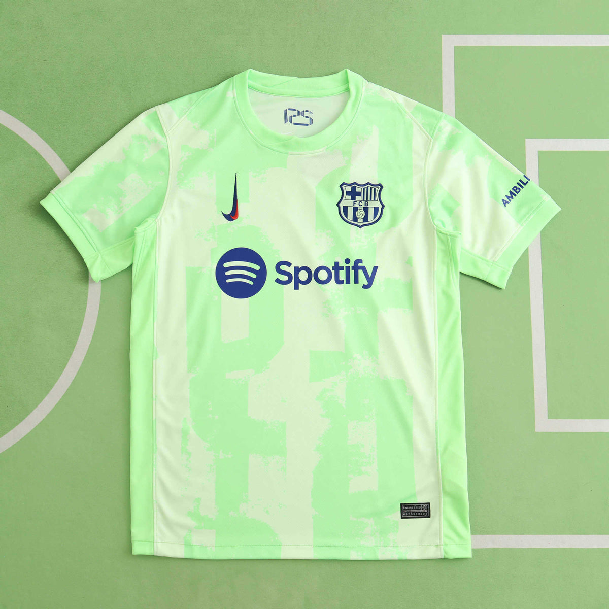 FC Barcelona 2024-2025 Season Third Green Football Jersey Trikot Maillot