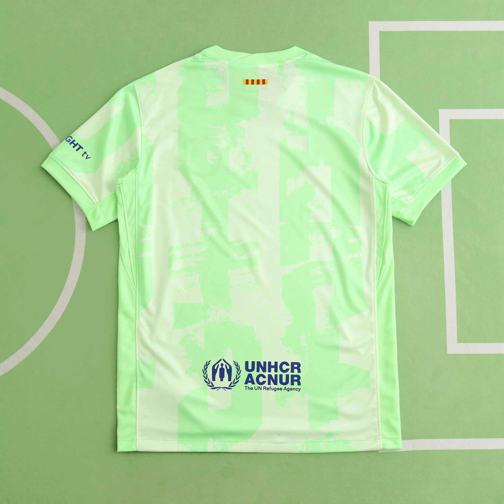 FC Barcelona 2024-2025 Season Third Green Football Jersey Trikot Maillot V2