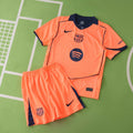 FC Barcelona 2025-2026 Season Third Kids Football Jersey Trikot Maillot