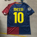 2009 Lionel Messi Barcelona Roma Final Retro Football Jersey – Back View