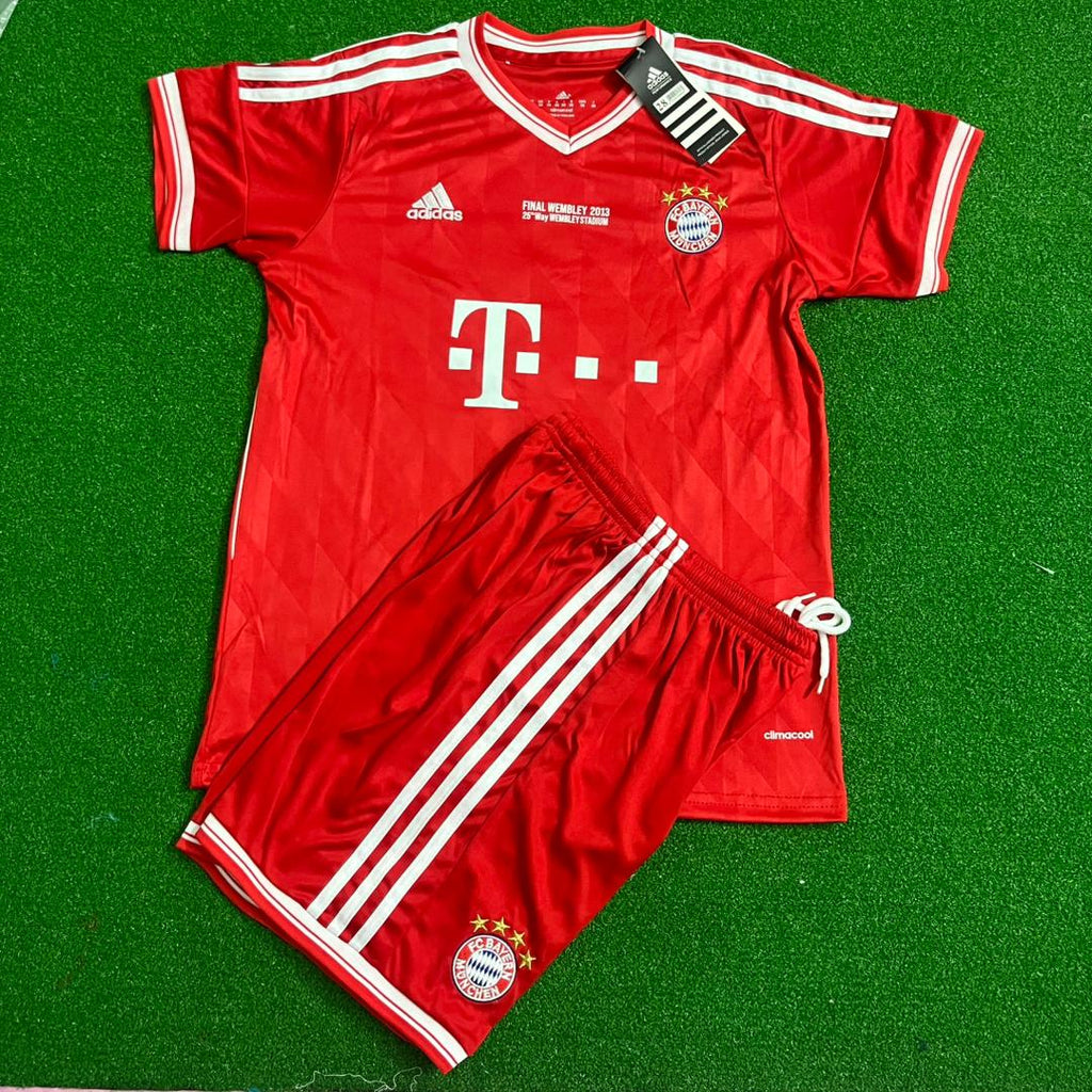 2013 Bastian Schweinsteiger Bayern Munich Final Kids Kit Football Jersey for Children – 4
