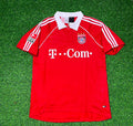 2005 Bayern Munich 06 Bundesliga Red Home Retro Football Jersey – Back View