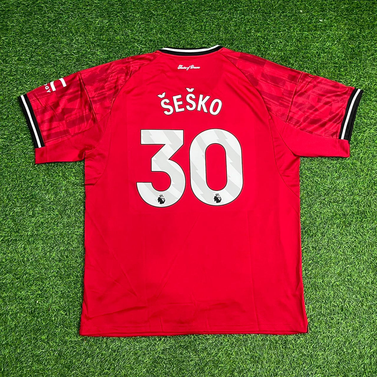 Benjamin Sesko Manchester United New Season 2026 Jersey – Back View