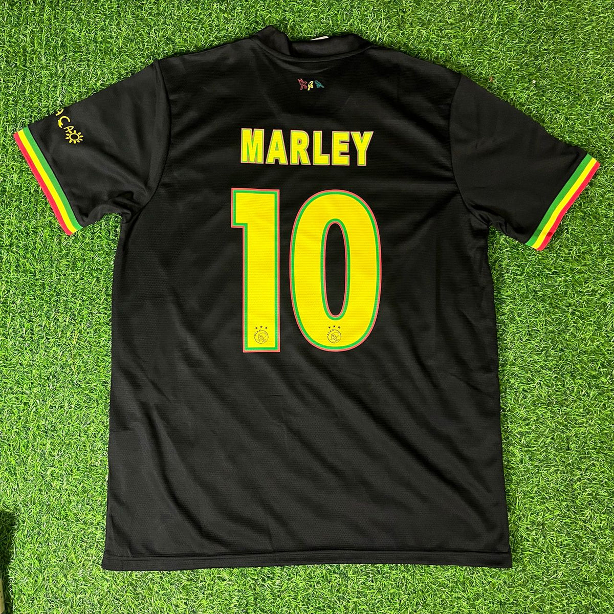 Bob Marley 10 Commemorative Special Edition Football Jersey – Back View
