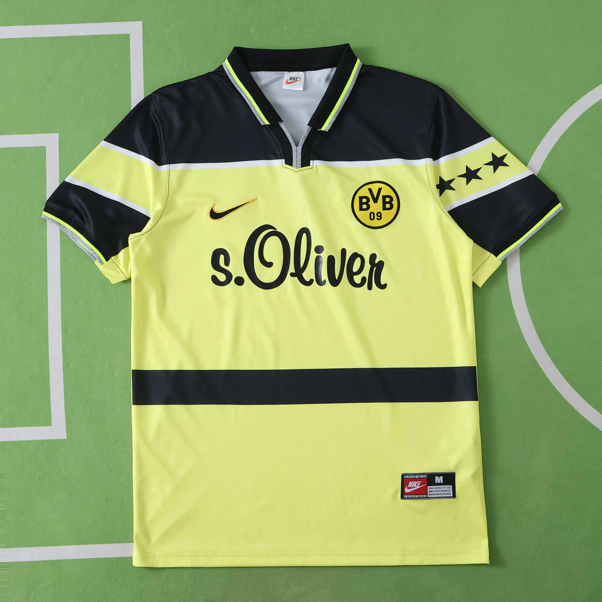 Borussia Dortmund 1997 Season Home Retro Football Jersey Trikot Maillot