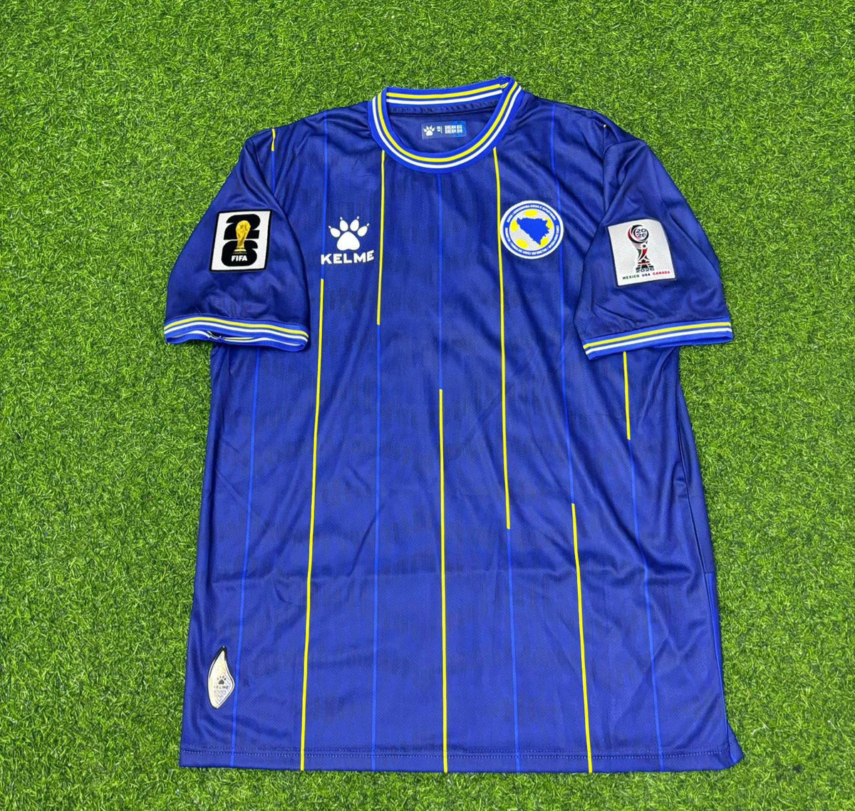 Ivan Basic Bosnia and Herzegovina 2026 World Cup Blue Football Jersey – Front View