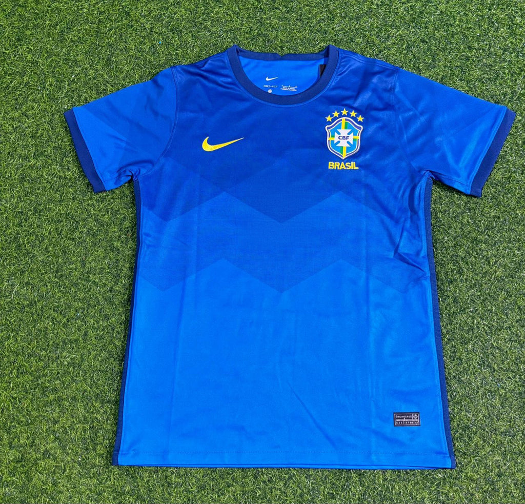 Ronaldinho Brazil Blue Football Jersey – Front View