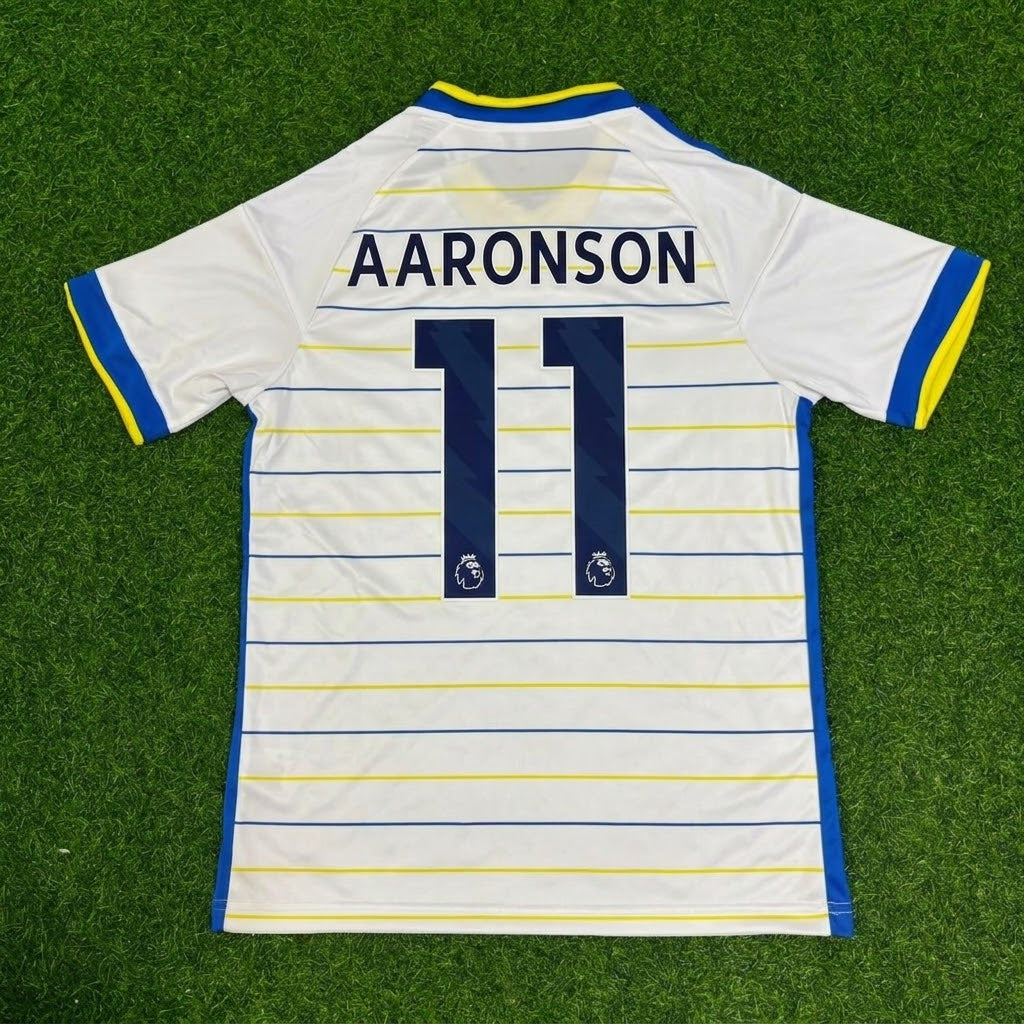 Brenden Aaronson Leeds United Home New Season 2027 Jersey Kit Soccer – Back View