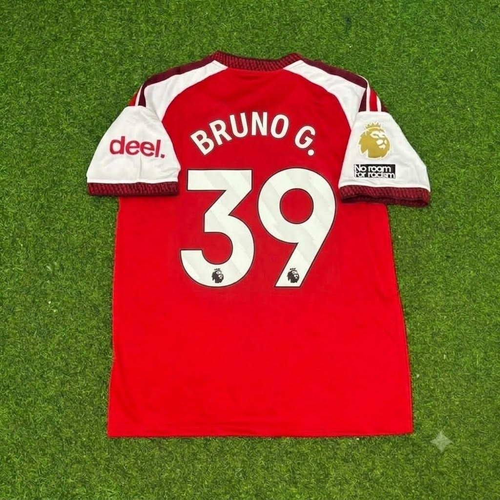 Bruno Guimaraes Arsenal Home New Season 2027 Jersey Kit Soccer – Back View