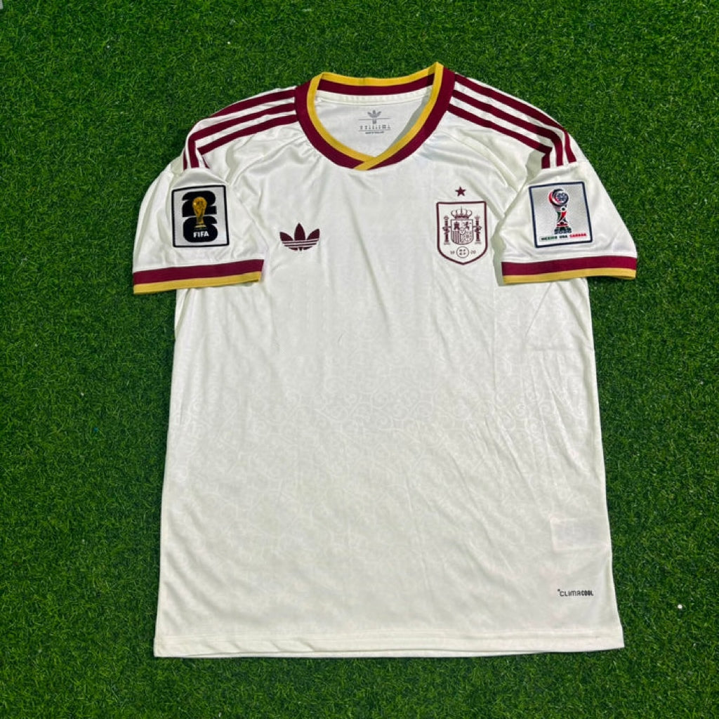 Spain 2026 World Cup Away Football Jersey – Fabián Ruiz 8- – Front View