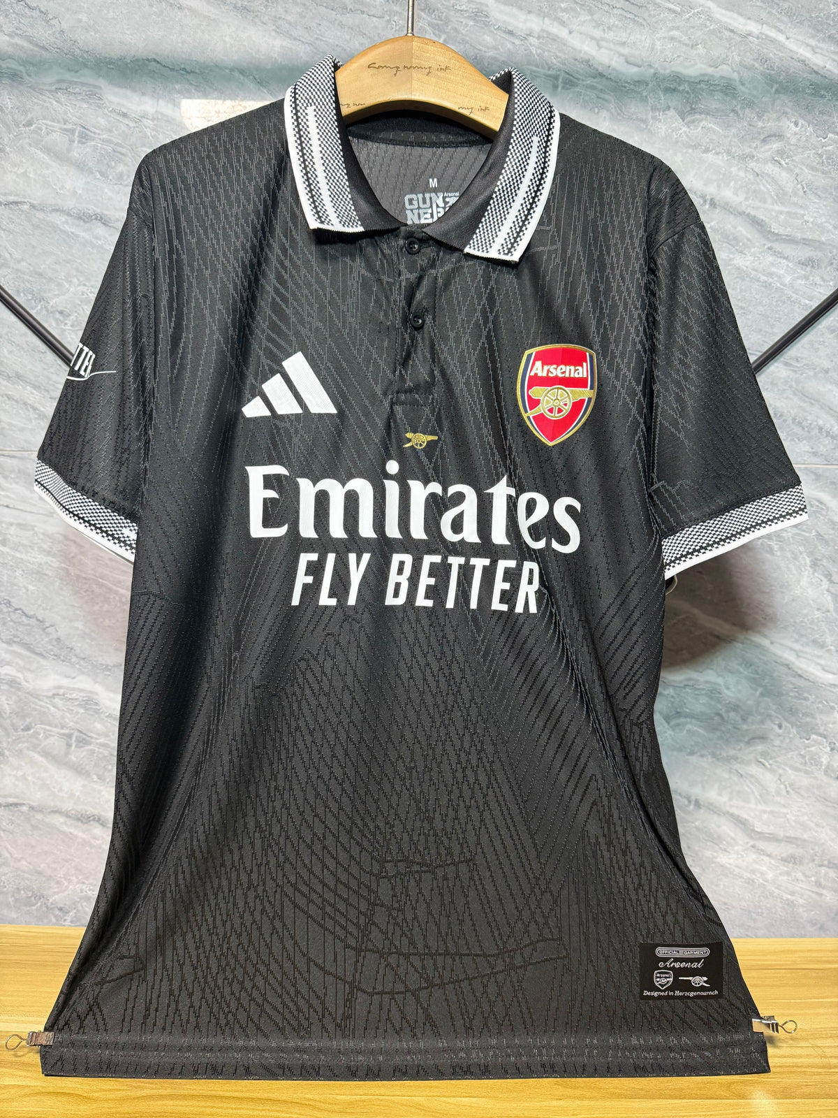 Arsenal New Polo Neck Polokragen Tshirt – Front View