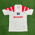 1992/93 HSV Rotes Heimtrikot Fußball Hamburger SV Retro – Back View
