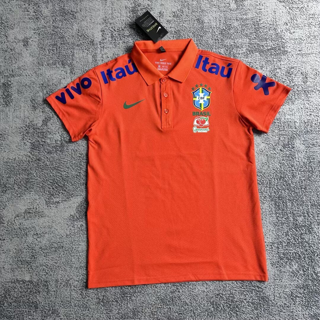 Brazil New Polo Neck Polokragen Tshirt – Front View