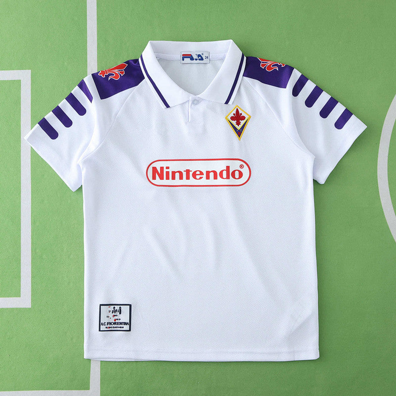1998 Fiorentina Away Kids Retro Football Jersey – 4