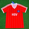 1983/84 HSV Rotes Heimtrikot Hamburger SV Fußball – Back View