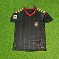 Germany Deutschland 2010 World Cup Black Retro Football Jersey – Back View