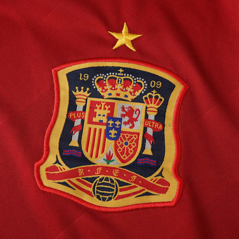 Spain EURO 2012 Retro Football Jersey – Front View