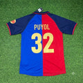 Carles Puyol – Barcelona 1998/99 Retro Kit Jersey – | | – Back View