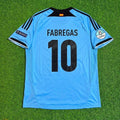 Cesc Fabregas Spain EURO 2012 Final Retro Football Jersey – Back View