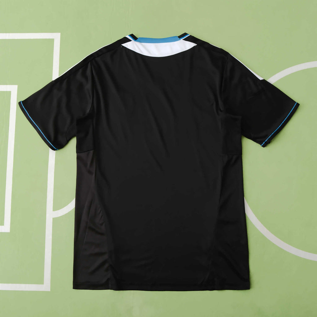 Chelsea 2011-2012 Season Third Black Retro  Football Jersey Trikot Maillot V2