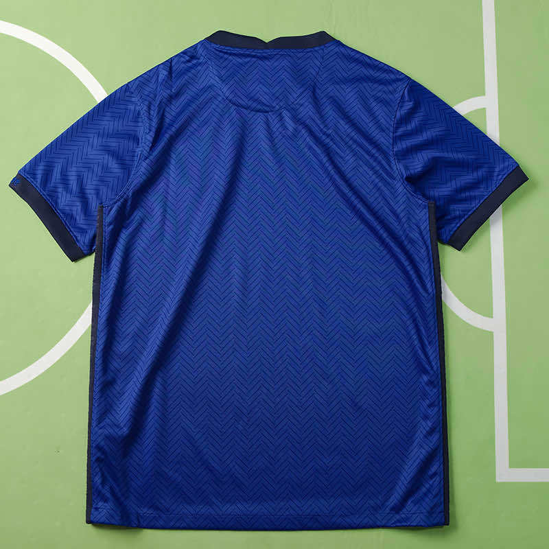 Chelsea 2020-2021 Season Home Blue Retro  Football Jersey Trikot Maillot V2