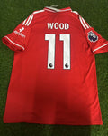 Chris Wood Nottingham Forest New Jersey Shirt – Back View