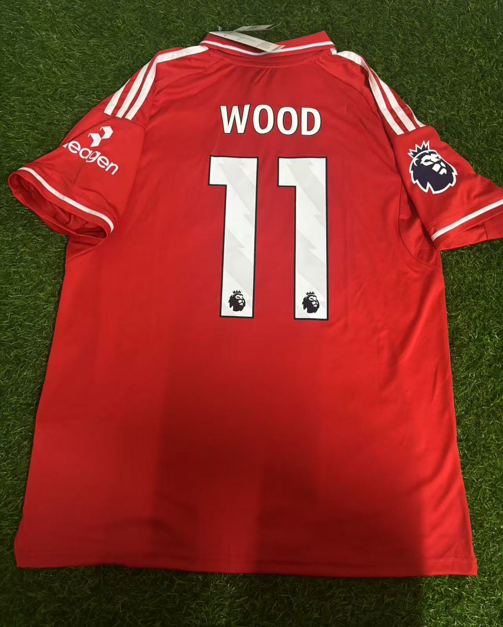 Chris Wood Nottingham Forest New Jersey Shirt – Back View