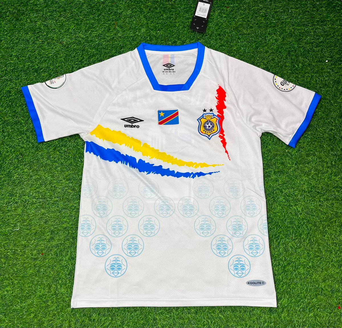 2026 Lionel Mpasi DR Congo Goalkeeper World Cup Away Football Jersey Shirt – Front View
