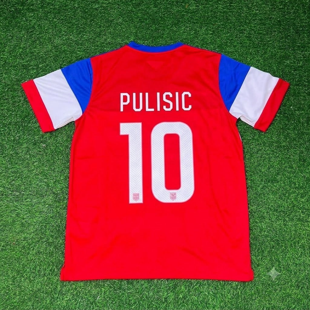Christian Pulisic Away Retro Football Jersey – Back View