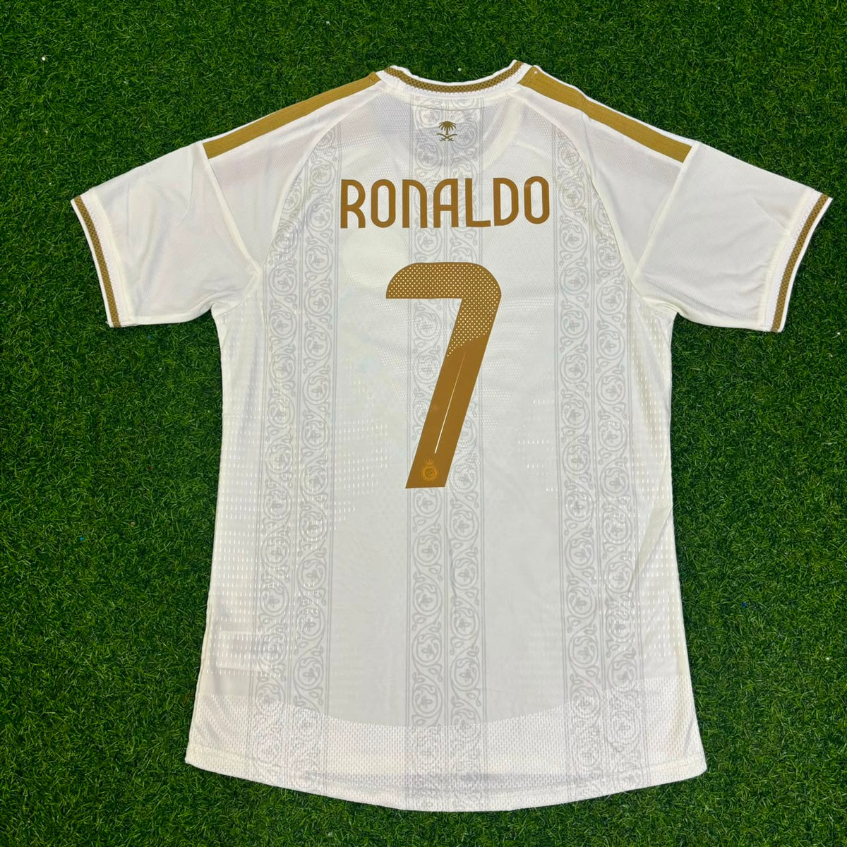 2027 Cristiano Ronaldo Al Nassr White Football Jersey – Back View