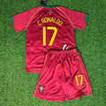 Cristiano Ronaldo Portugal 2006 Kids Kit Kinder – Back View