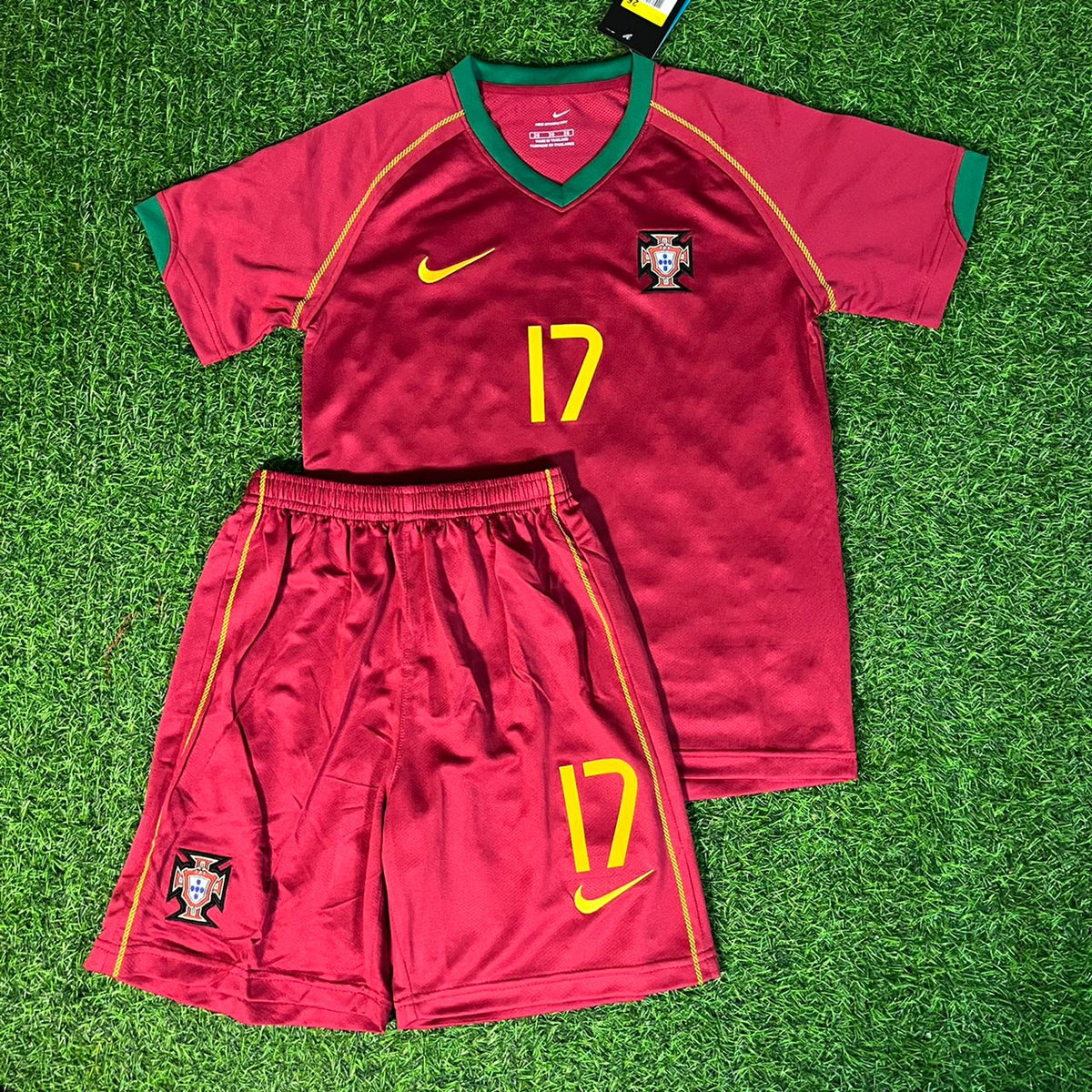 Cristiano Ronaldo Portugal 2006 Kids Kit Kinder – Front View