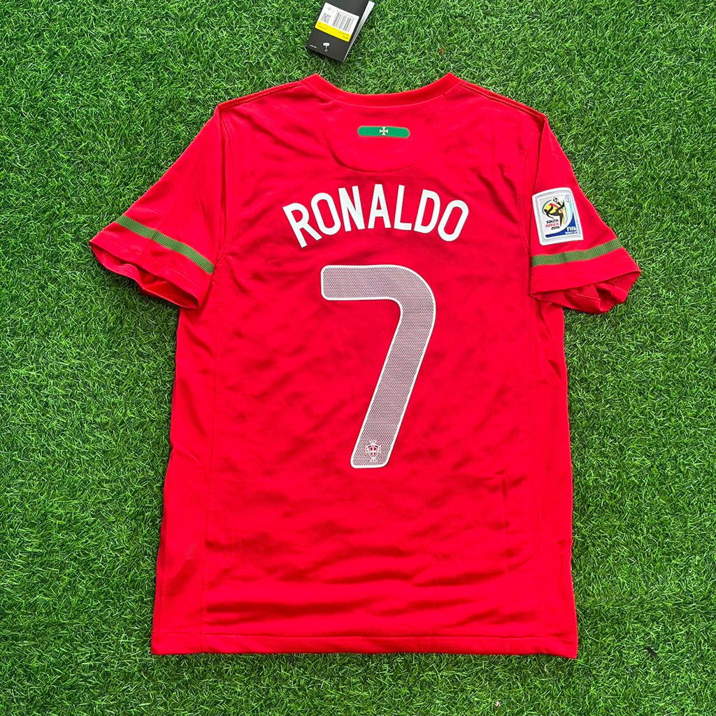 Cristiano Ronaldo Portugal 2010 World Cup Retro Jersey – Back View