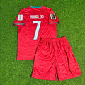 Portugal 2026 World Cup Red Home Football Jersey – Cristiano Ronaldo – Back View