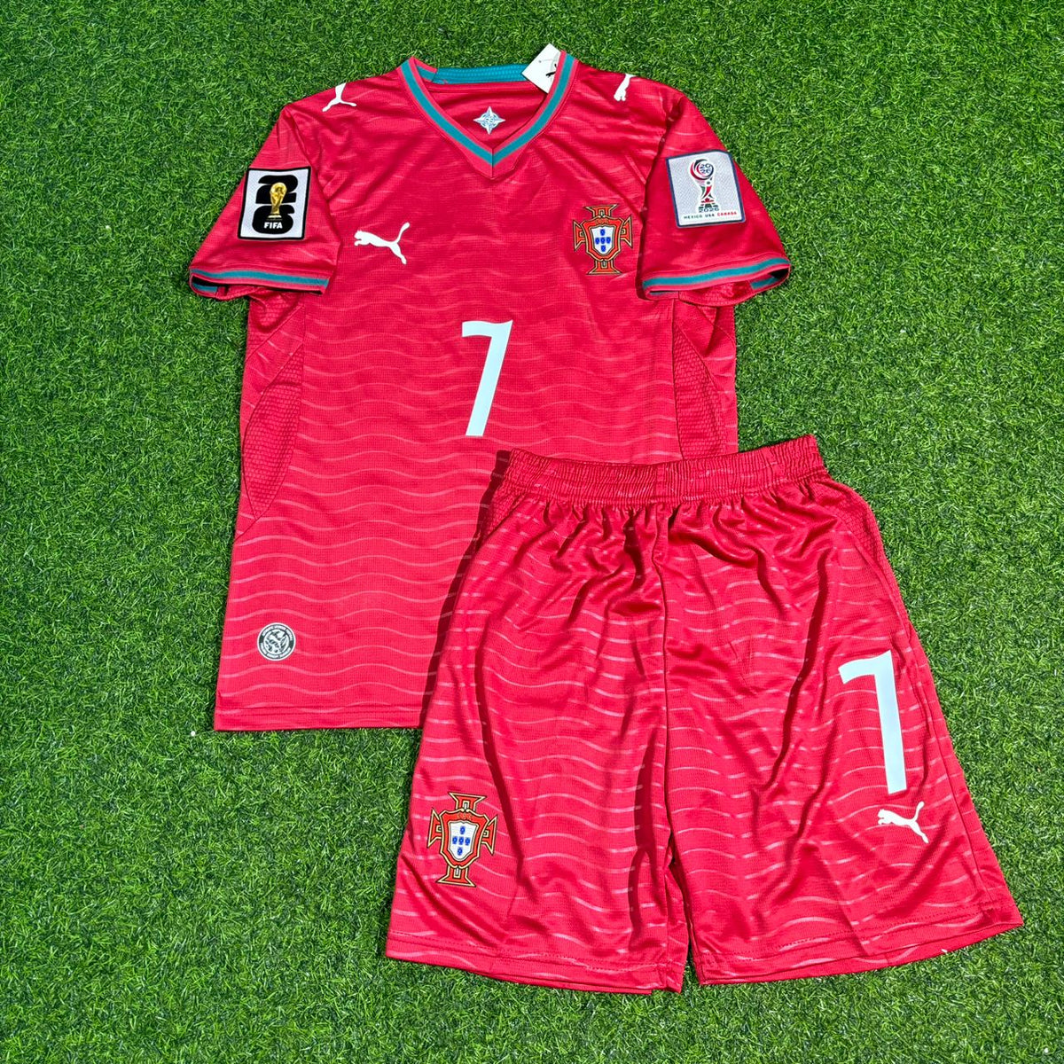 Portugal 2026 World Cup Red Home Football Jersey – Cristiano Ronaldo – Front View