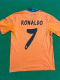 2013 Ronaldo 2014 Orange Retro Football Jersey – Back View