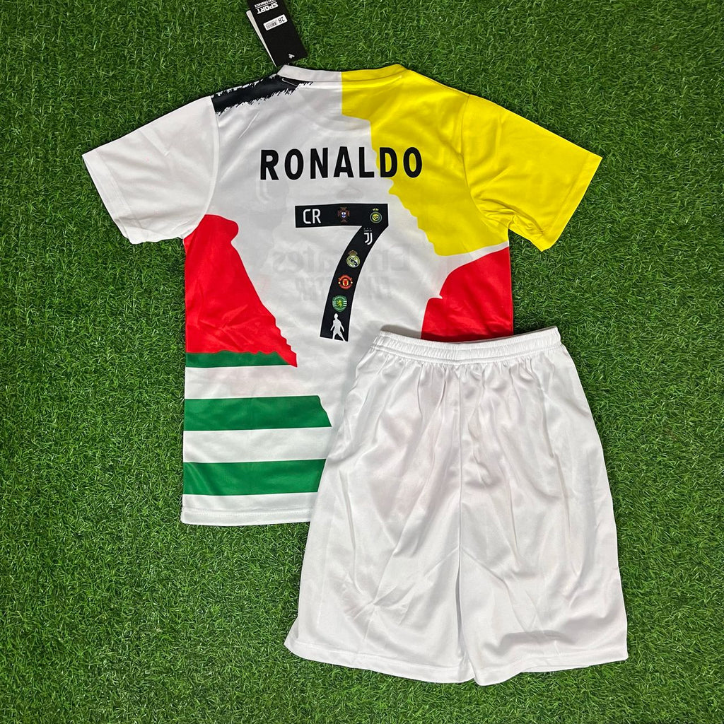 Cristiano Ronaldo #cr7 GOAT Combo All Teams Special Kids Jersey KinderTrikot Enfant – 11