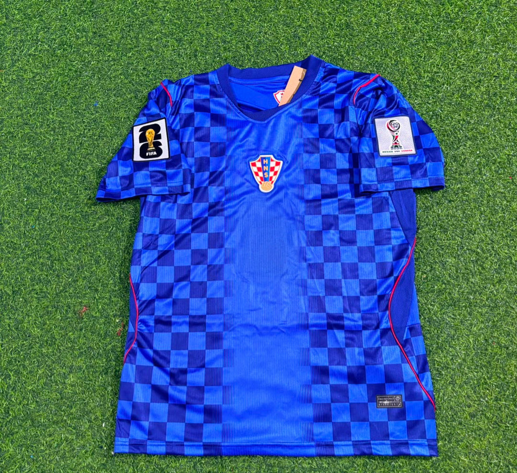 Croatia 2026 World Cup Away Blue Football Jersey – Back View